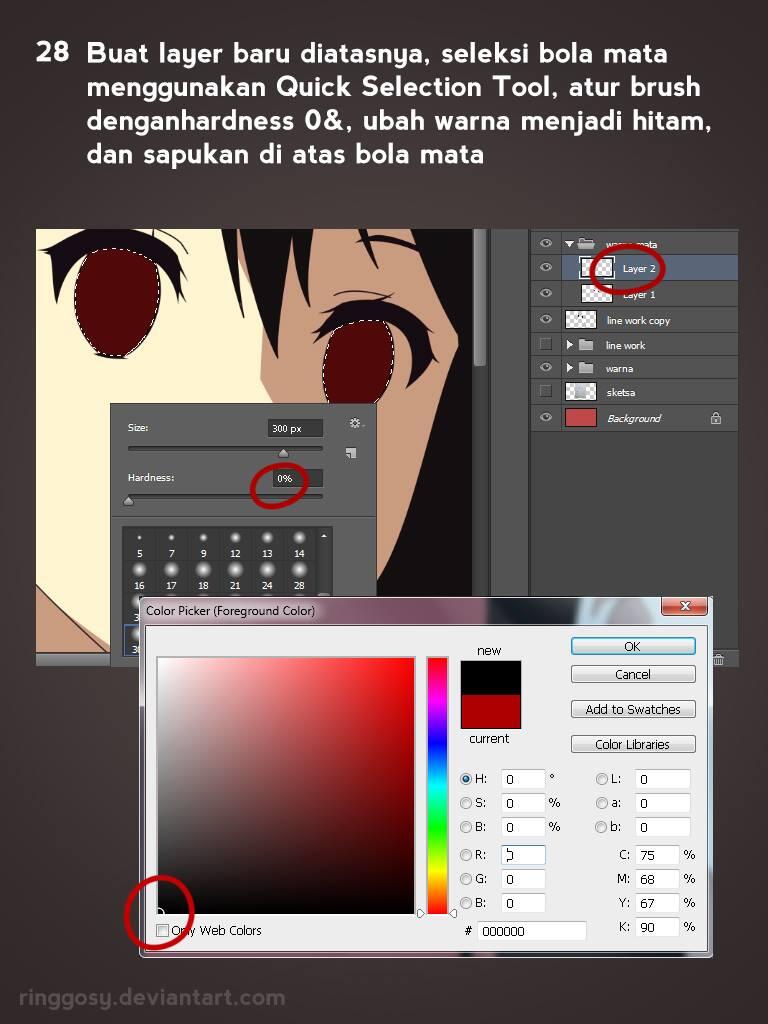 Tutorial Mewarnai Art Manga Sendiri