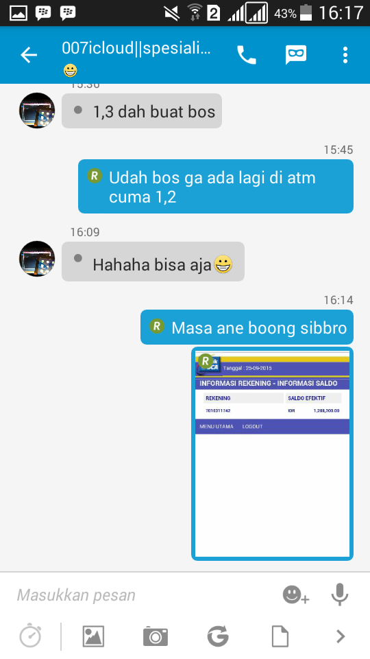 Surat Terbuka Penipuan Online Atas nama Mardianto Rek Danamon