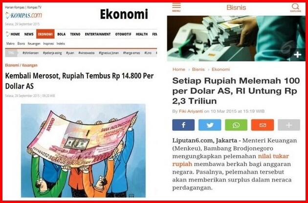 (Meroket) Ekonom: Rupiah Berpeluang Tembus Rp15.000/USD