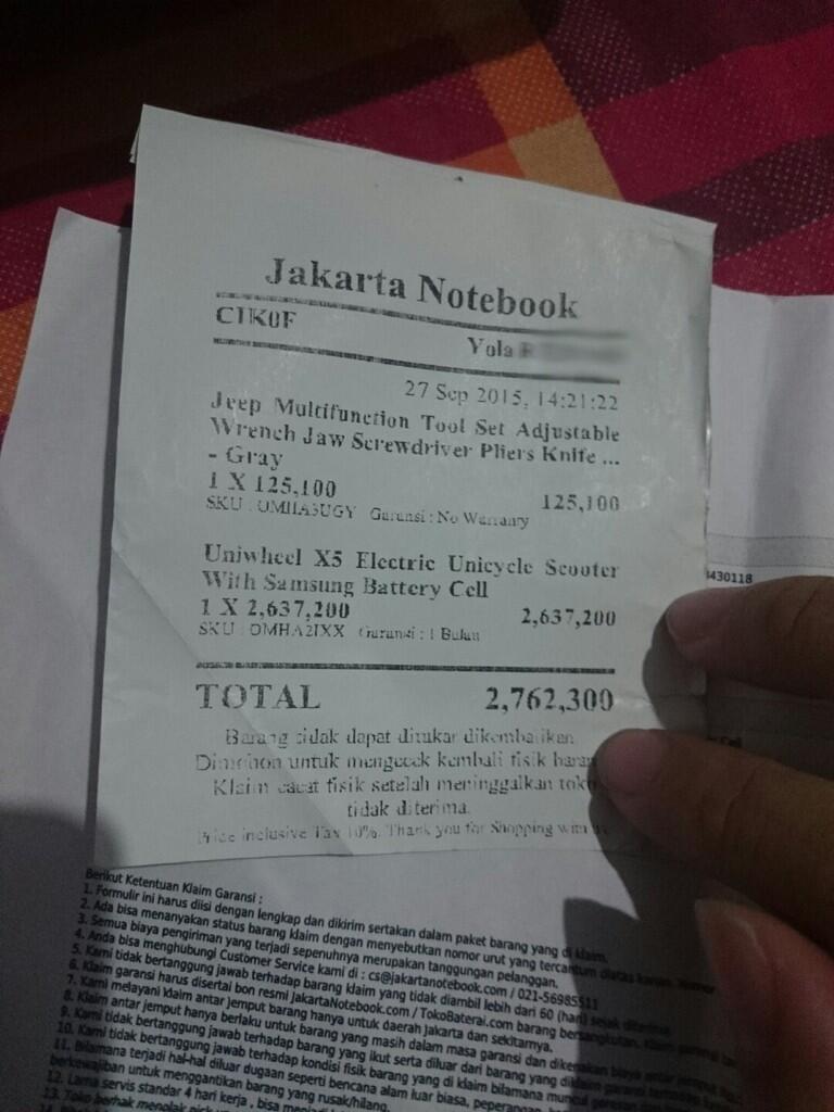 Kecewa dengan Jakarta Notebook