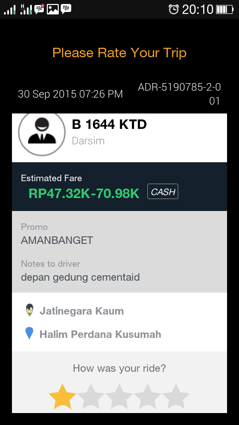 Beginikah Kualitas Grab Taxi?