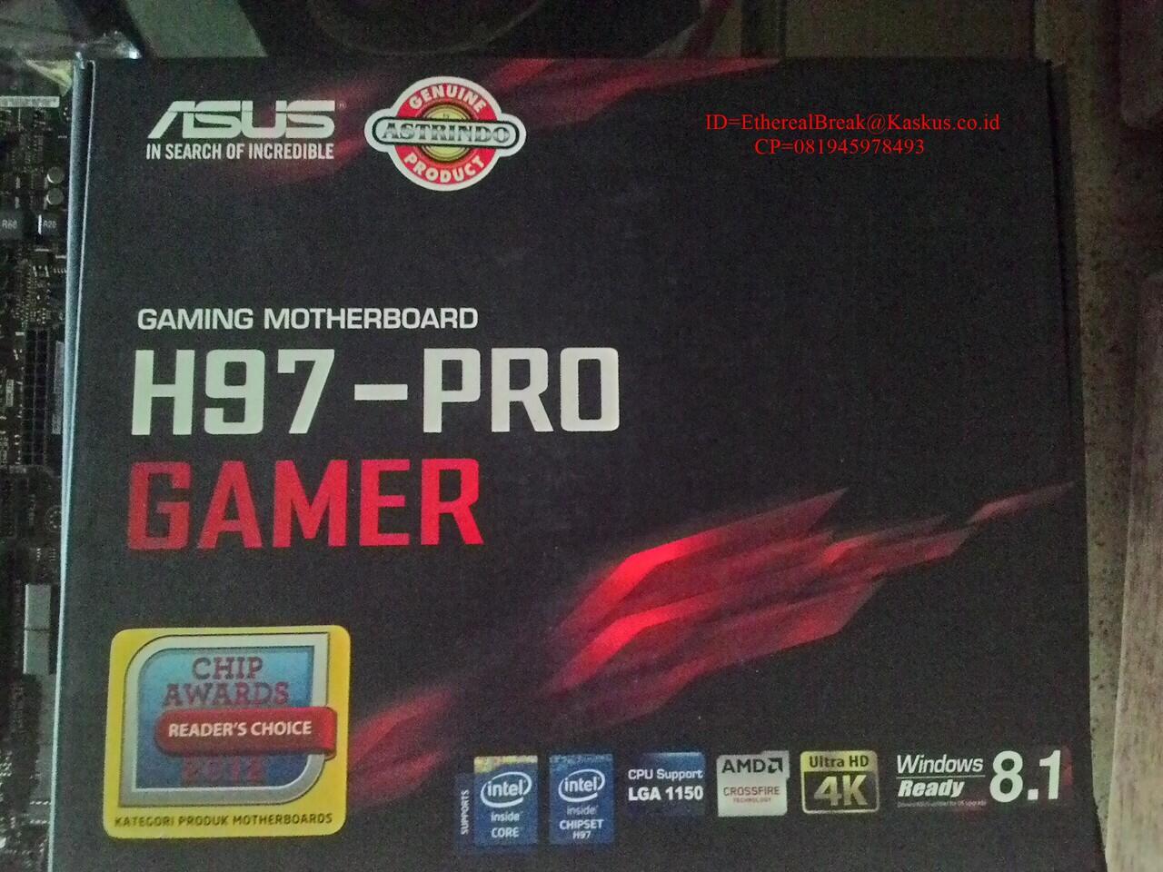 Jual ASUS H97 PRO GAMER Bisa COD MALANG Kota