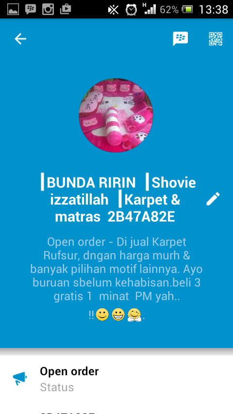 Penipuan Karpet Set Online PIN BB 2b47a82e