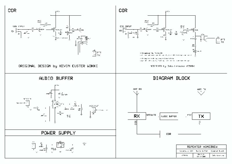 Skema Radio HT/ RIG, Repeater HT, Modul/COR Repeater ...