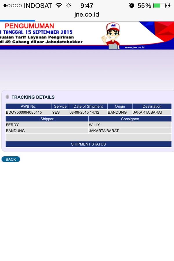 JNE DAN SELLER SAMA2 MENGECEWAKAN