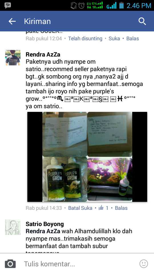 pupuk cair aquascape PURPLE'S GROW