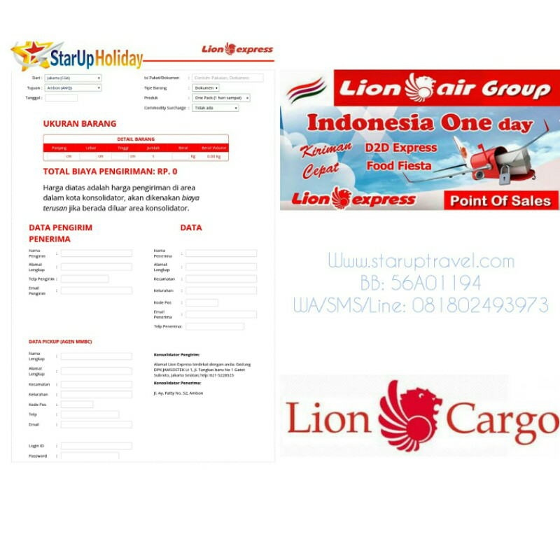Peluang Usaha Jasa Cargo Lion Express