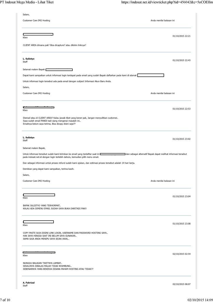 BURUKNYA PELAYANAN CUSTOMER SERVICE INDOSAT NET ID