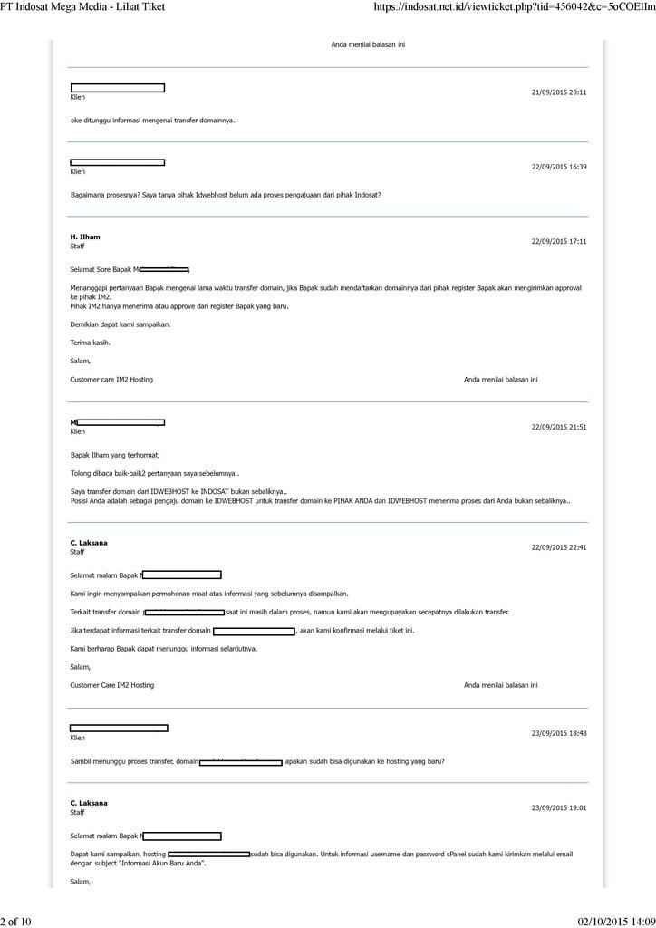 BURUKNYA PELAYANAN CUSTOMER SERVICE INDOSAT NET ID