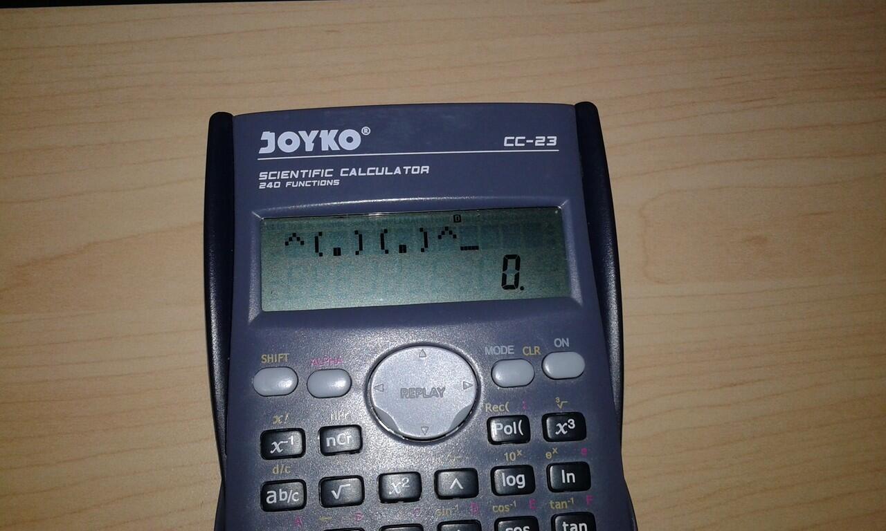 Kreasi Ane dengan Kalkulator Ilmiah