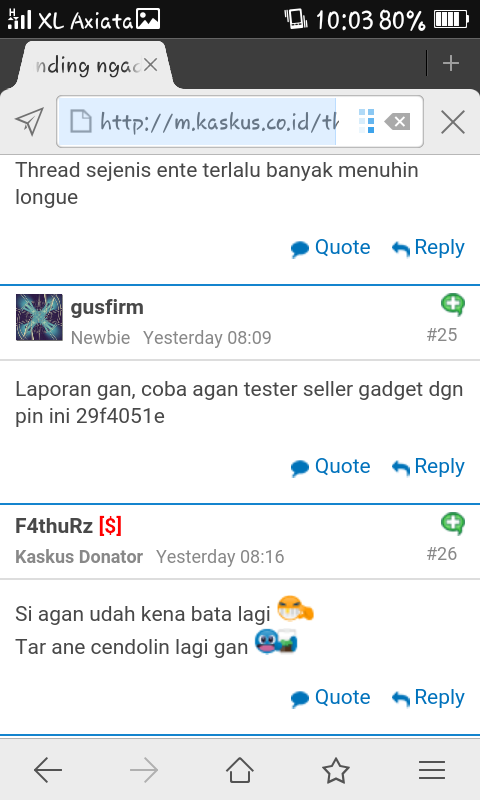 update dri laporan agan gusfirm dan F4thuRz 