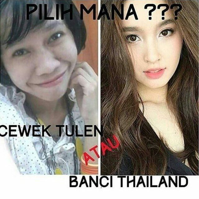 vote. pilih mana cewek tulen vs banci thailand