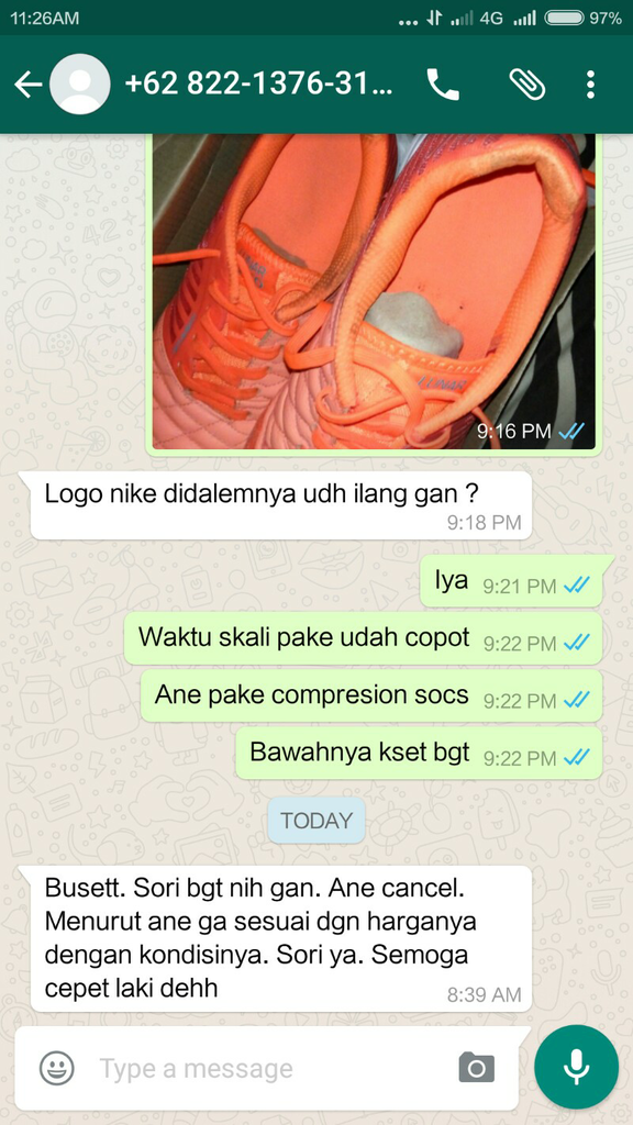 WTS Nike Lunar gato ii original murah!!!