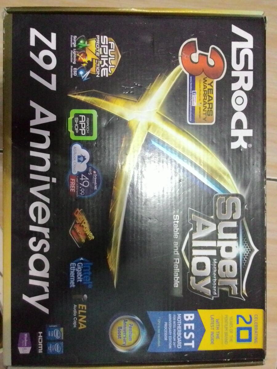 JUAL AsRock Z97 Anniversary Second MULUS BEKASI