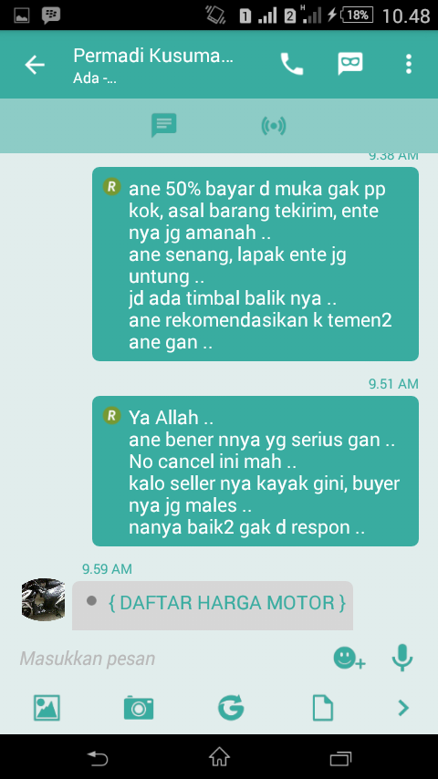 Pelajaran buat sang penipu amatiran ! Cekibroot gan