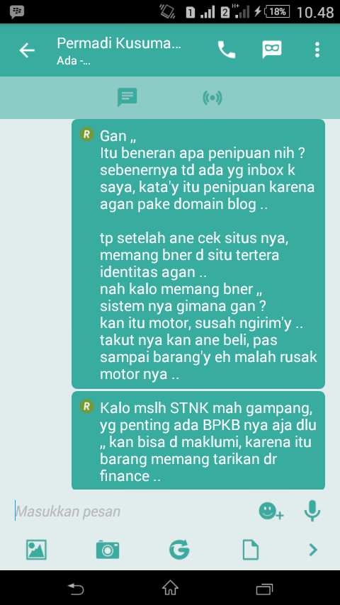 Pelajaran buat sang penipu amatiran ! Cekibroot gan