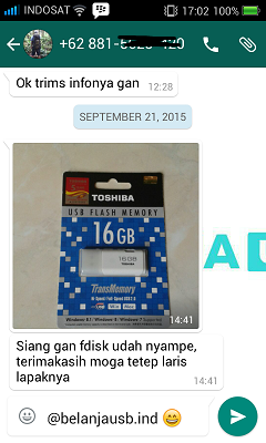 ++++++ Testimonial BelanjaUSB :D ++++++ 