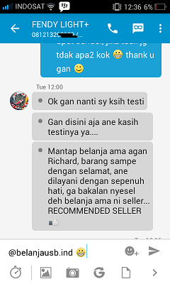 ++++++ Testimonial BelanjaUSB :D ++++++ 
