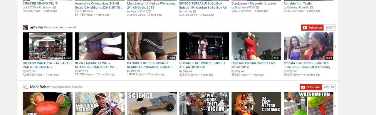 &#91;WTF&#93; Sekarang Youtube kok kaya Youp*rn ya ?