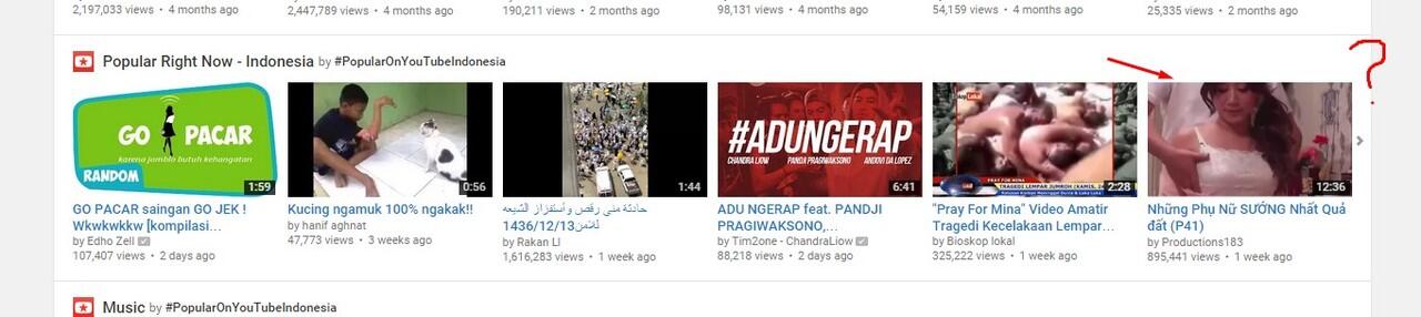 &#91;WTF&#93; Sekarang Youtube kok kaya Youp*rn ya ?