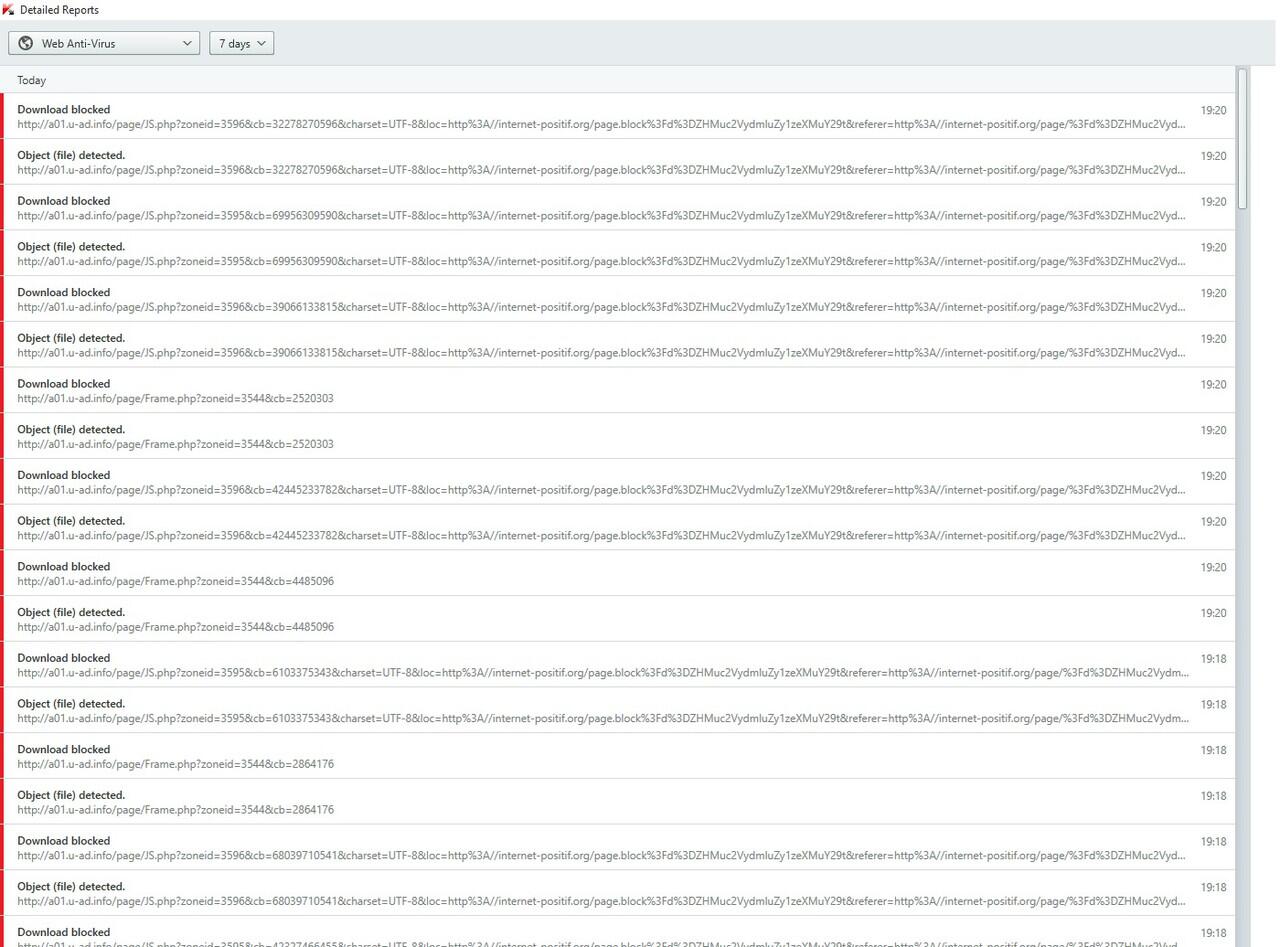 Ad dikaskus Diblok INET POSITIF & Antivirus KASPERSKY krn mengandung virus Trojan?