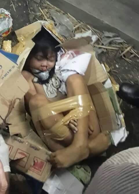 bocah yg ditemukan terikat didalam kardus