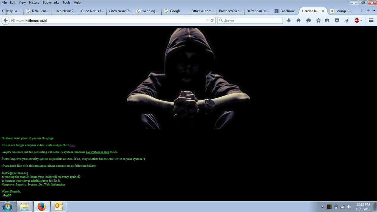 HOMEPAGE INDIHOME MASALAH?