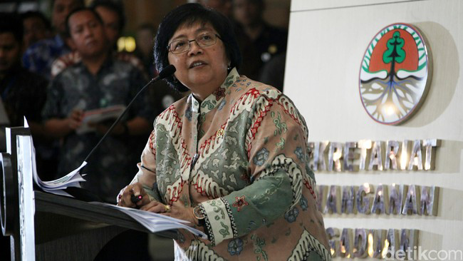 Menteri Siti : Ada Perusahaan yang Tak Mau Ikut Padamkan Api di Lahannya