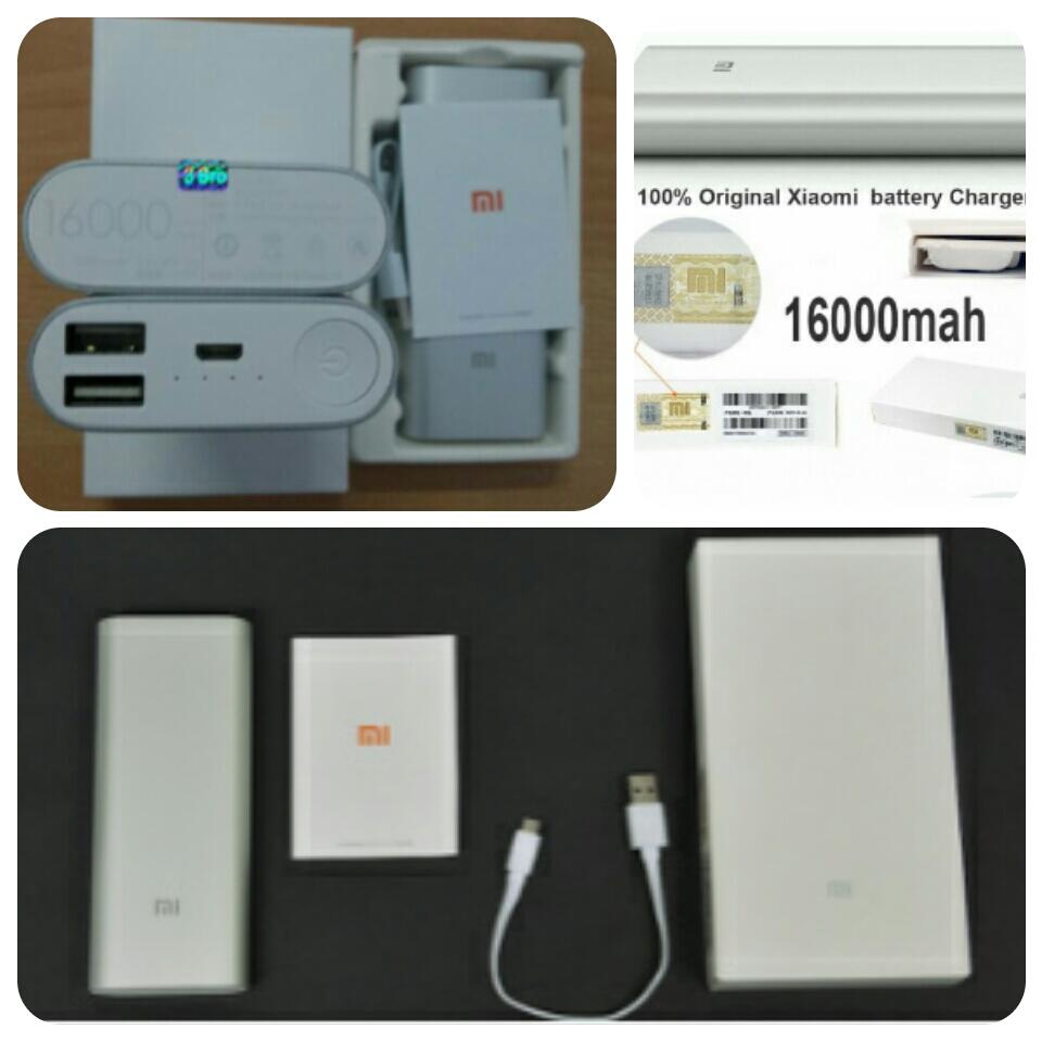 POWERBANK XIAOMI ORIGINAL 100% 5.000 MAH, 16.000 MAH & SILIKON POWER BANK XIAO MI