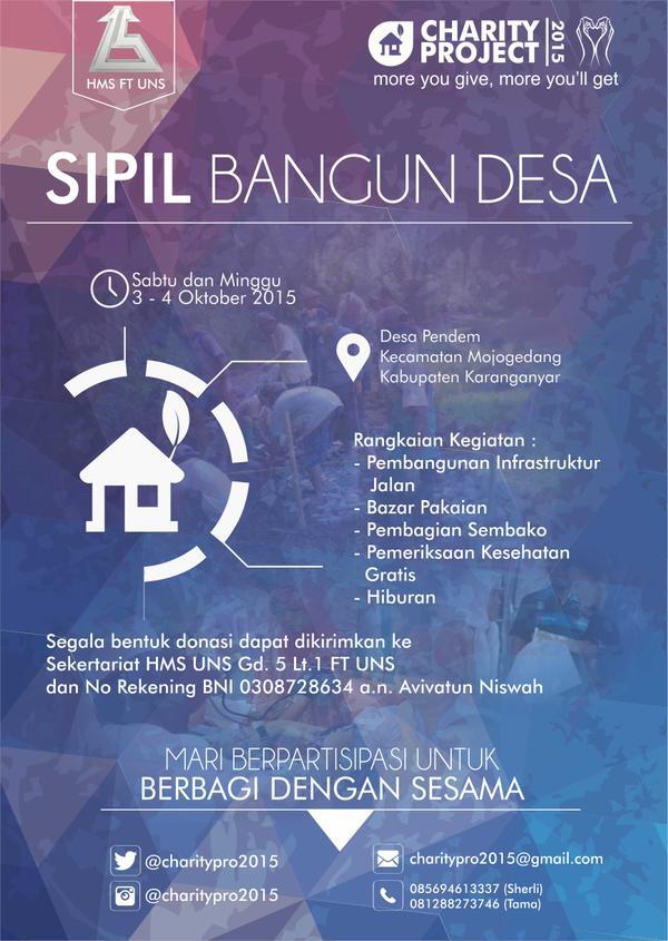 Bulan Bakti Sosial: Himpunan Mahasiswa Sipil UNS