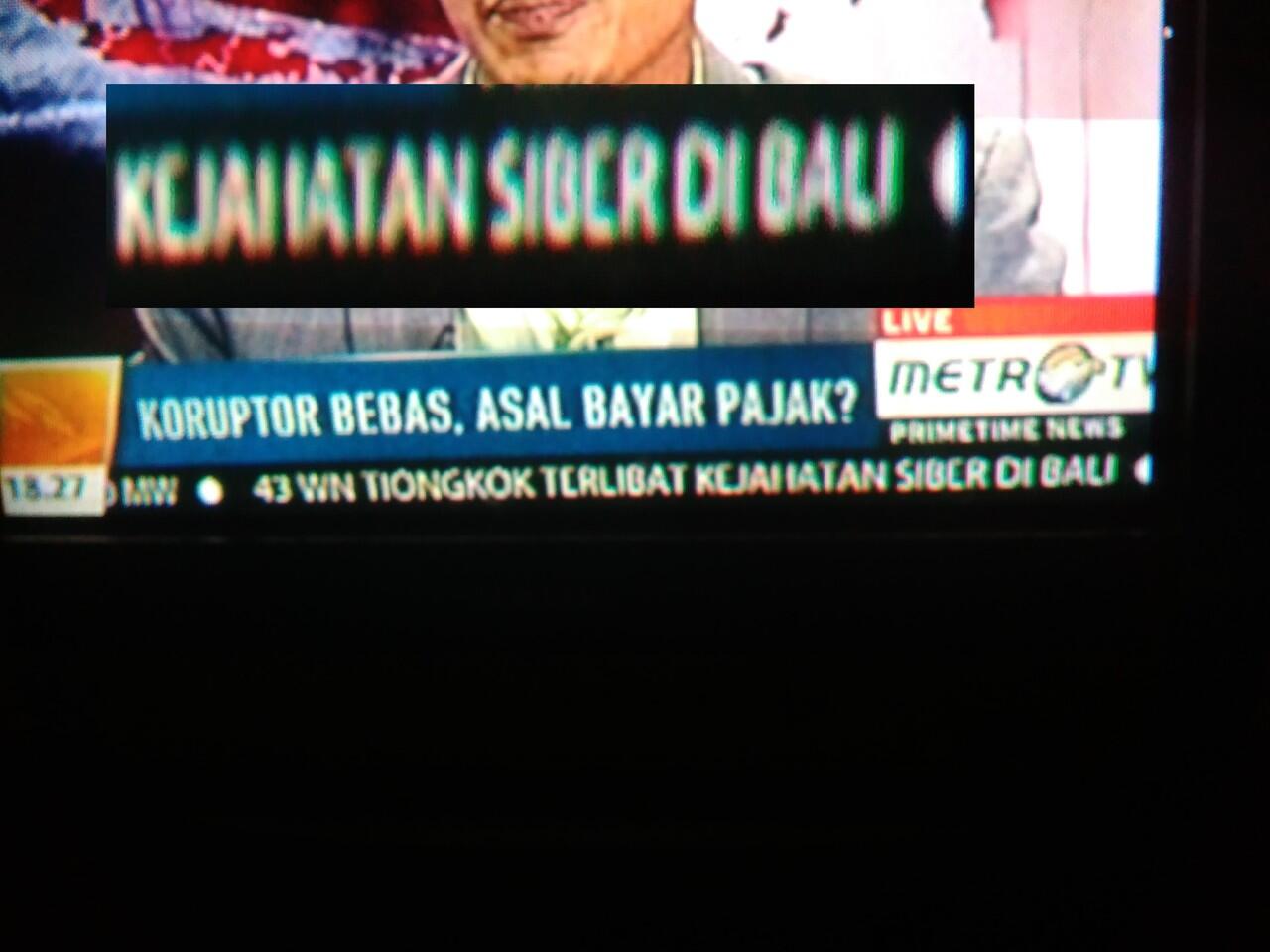 BRUSAN DI METRO TV. G ADA HUBUNGAN SAMA BBM TURUN !!!