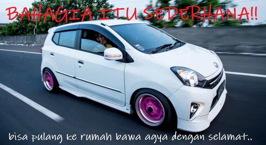 Toyota Agya – ngememein ane biar mirip Toyota Agya banget