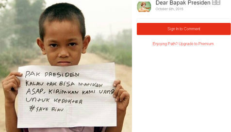 Kabut Asap Belum Reda, Mulan Jameela Kirim Pesan ke Jokowi