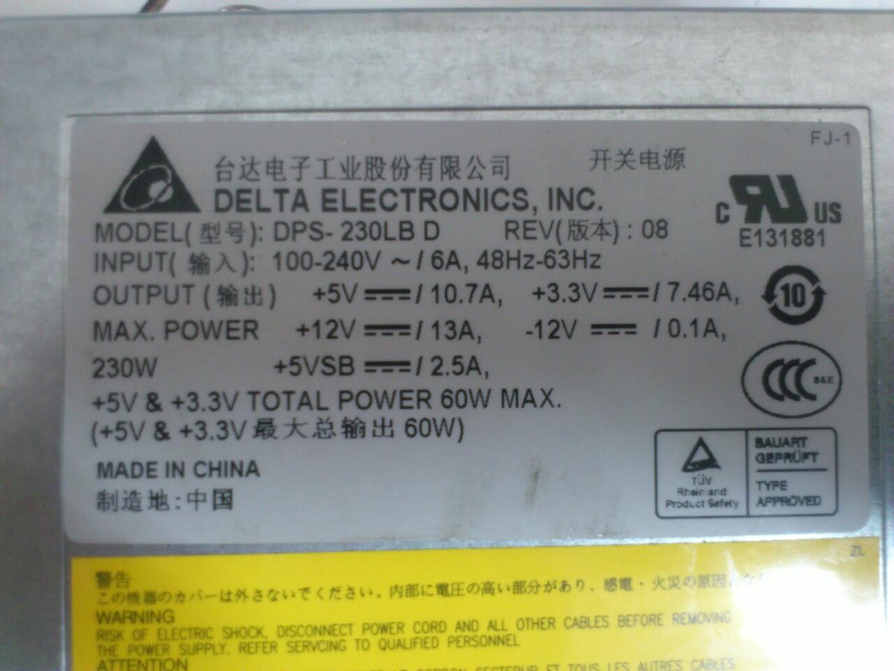 Mau tanya PSU / POWER SUPPLY PC BRANDED Fujitsu Esprimo Seri D5xxx