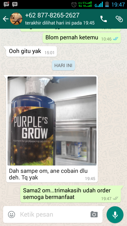 pupuk cair aquascape PURPLE'S GROW