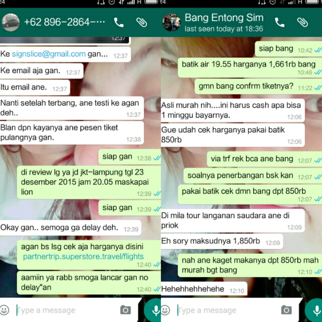 Beli tiket pesawat harga modal 100% Lebih murah dari travel sebelah