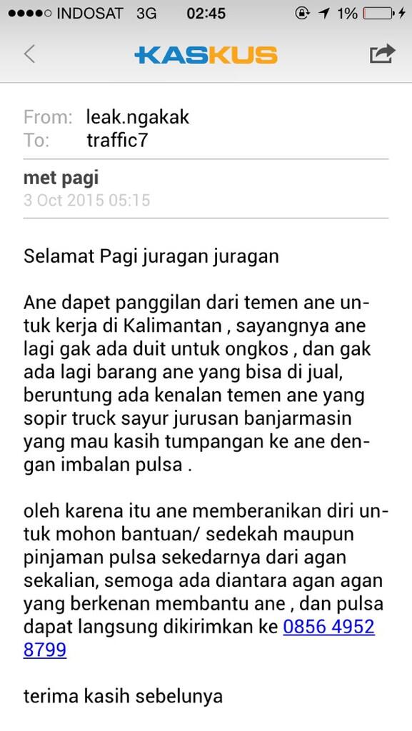 Ngemis Di Kaskus!