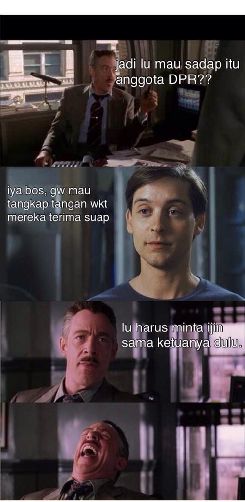 Kumpulan meme revisi UU KPK