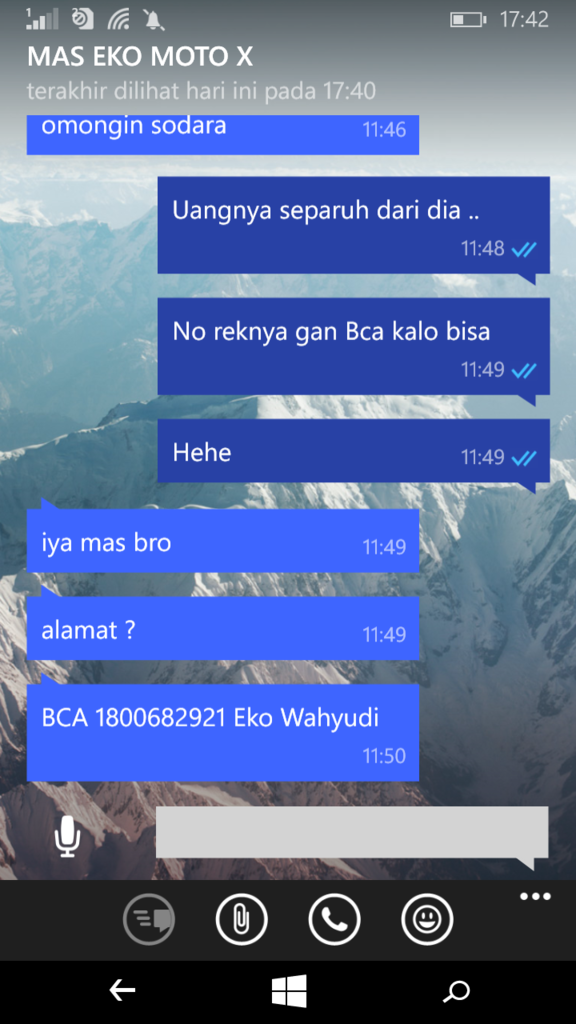 PENIPUAN DI WTB HATI-HATI