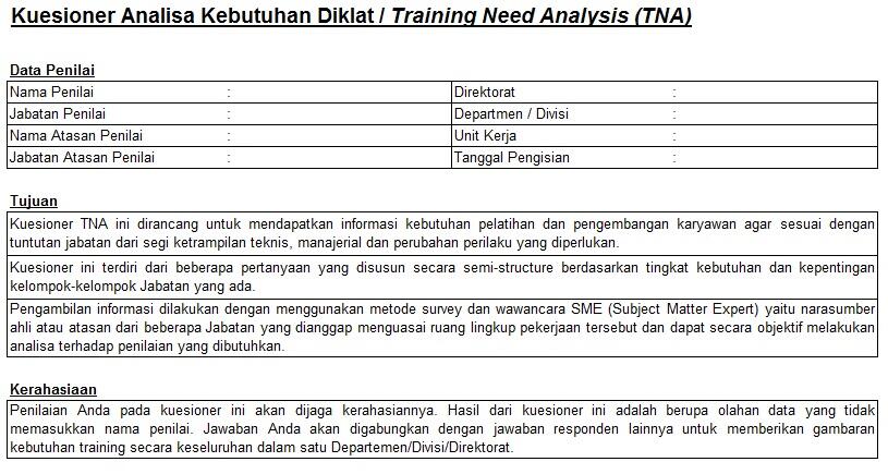 Jual Dijual Panduan Praktis Melakukan TNA  KASKUS