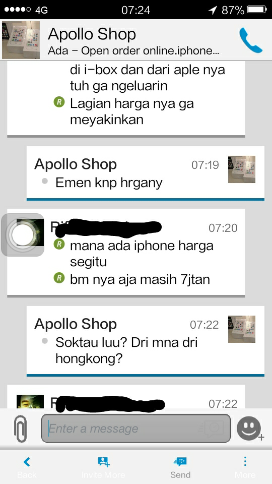 Share ,Penipu atau Bukan nih ? 284ACC43 a.k.a Apolo Shop