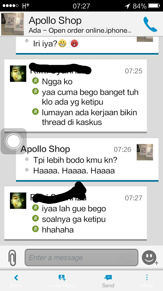 Share ,Penipu atau Bukan nih ? 284ACC43 a.k.a Apolo Shop