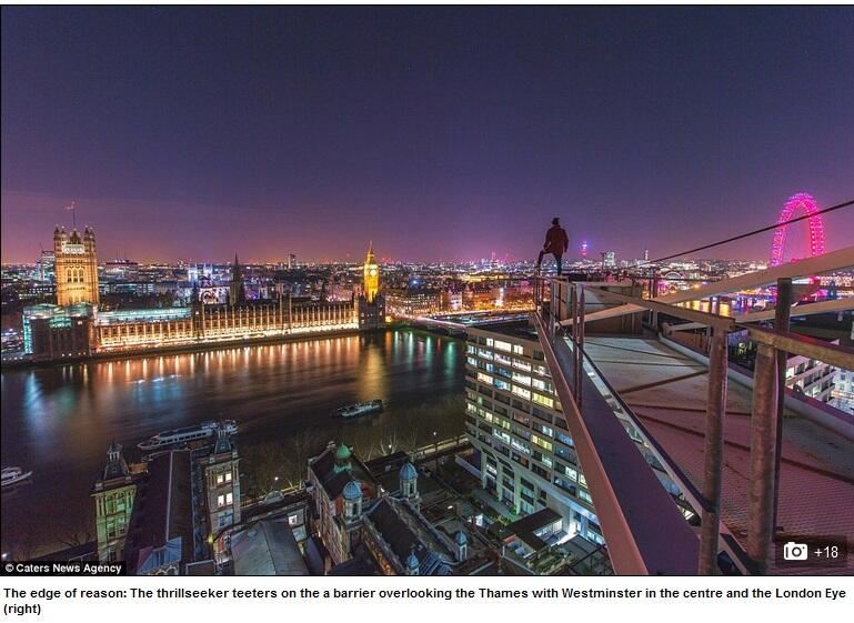 Menikmati Pemandangan Skyline Kota London Ala Rooftopping