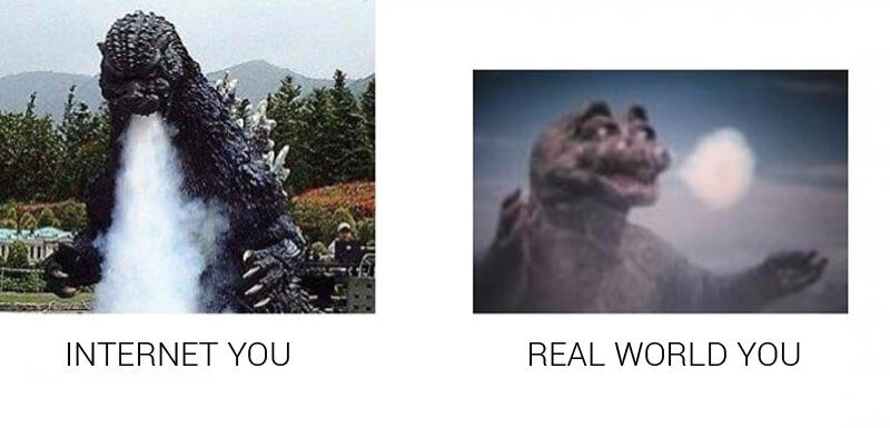 Internet you vs Real World you #TREND MEME JEPANG YANG LAGI HOT