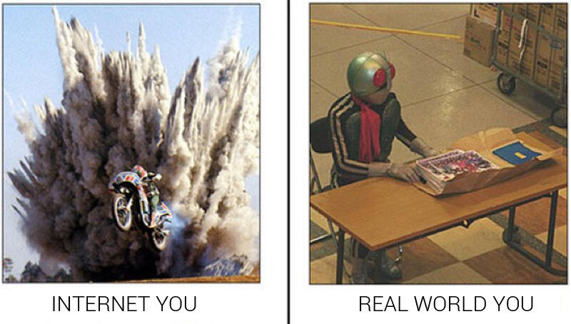 Internet you vs Real World you #TREND MEME JEPANG YANG LAGI HOT