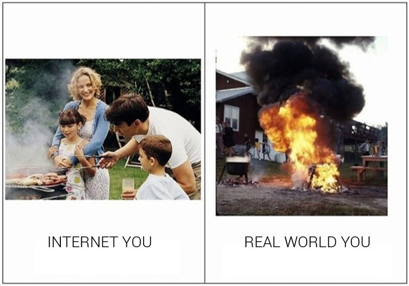 Internet you vs Real World you #TREND MEME JEPANG YANG LAGI HOT