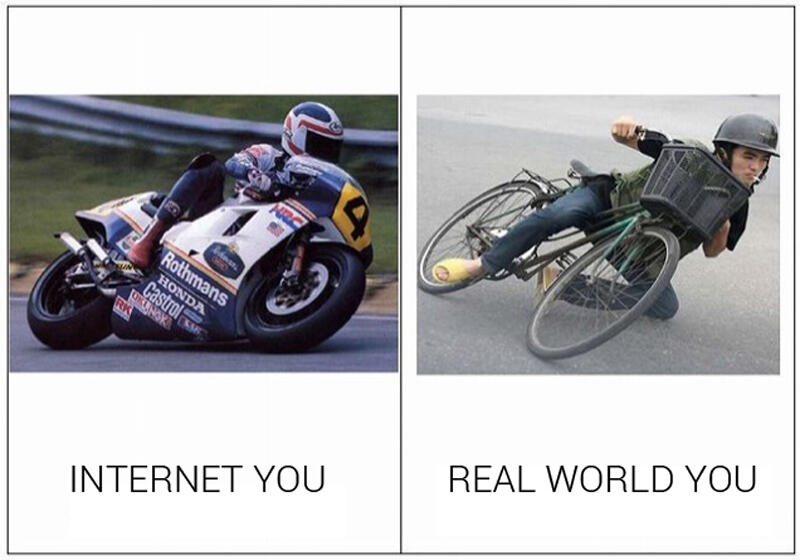 Internet you vs Real World you #TREND MEME JEPANG YANG LAGI HOT