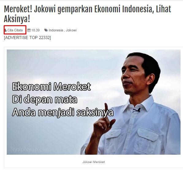 Meroket! Jokowi gemparkan Ekonomi Indonesia, Lihat Aksinya!