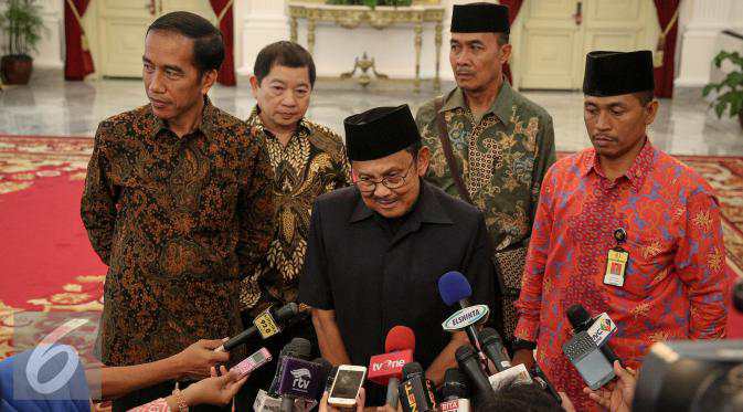 Hendak ke Jerman, Habibie Pamitan pada Presiden Jokowi..