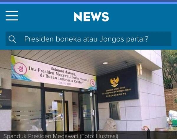 &#91;kecebong Kelojotan akut&#93; Indonesia Terancam dengan Spanduk Presiden Megawati
